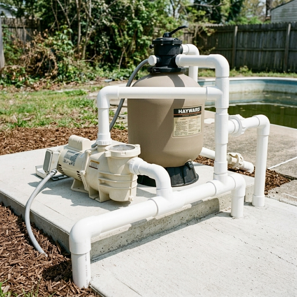 Repaired Pool Equipment