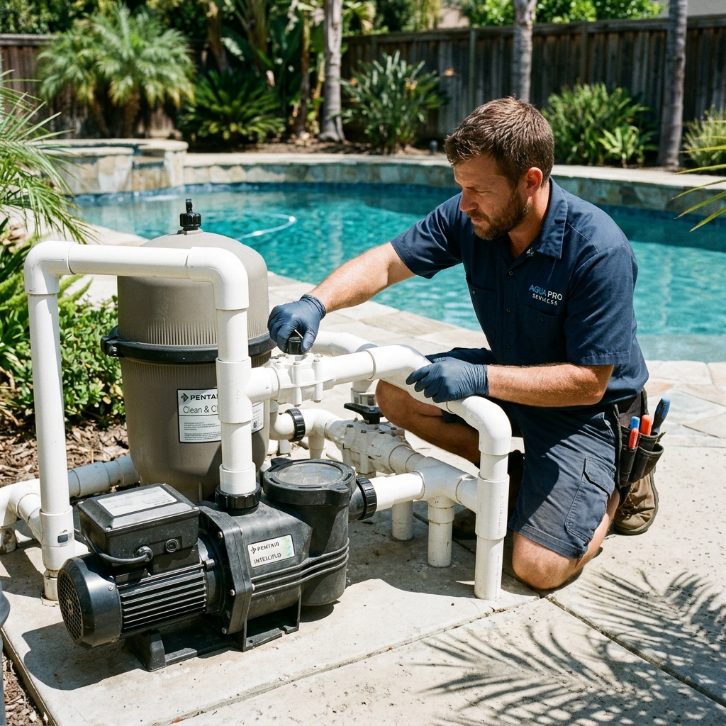 Expert pool equipment and PVC plumbing repair