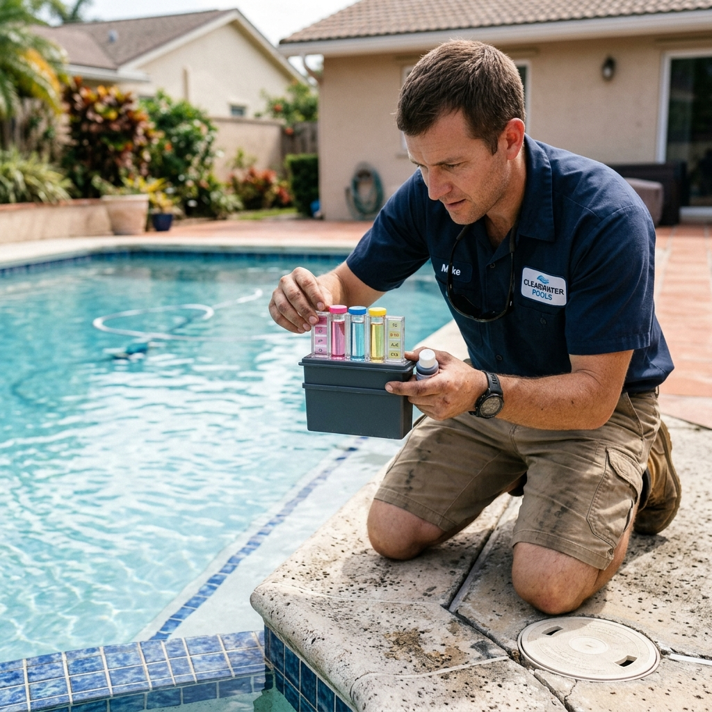 Expert pool maintenance and chemical testing